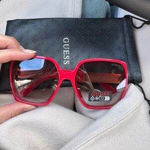 GUESS Women's Bold Red Sunglasses
